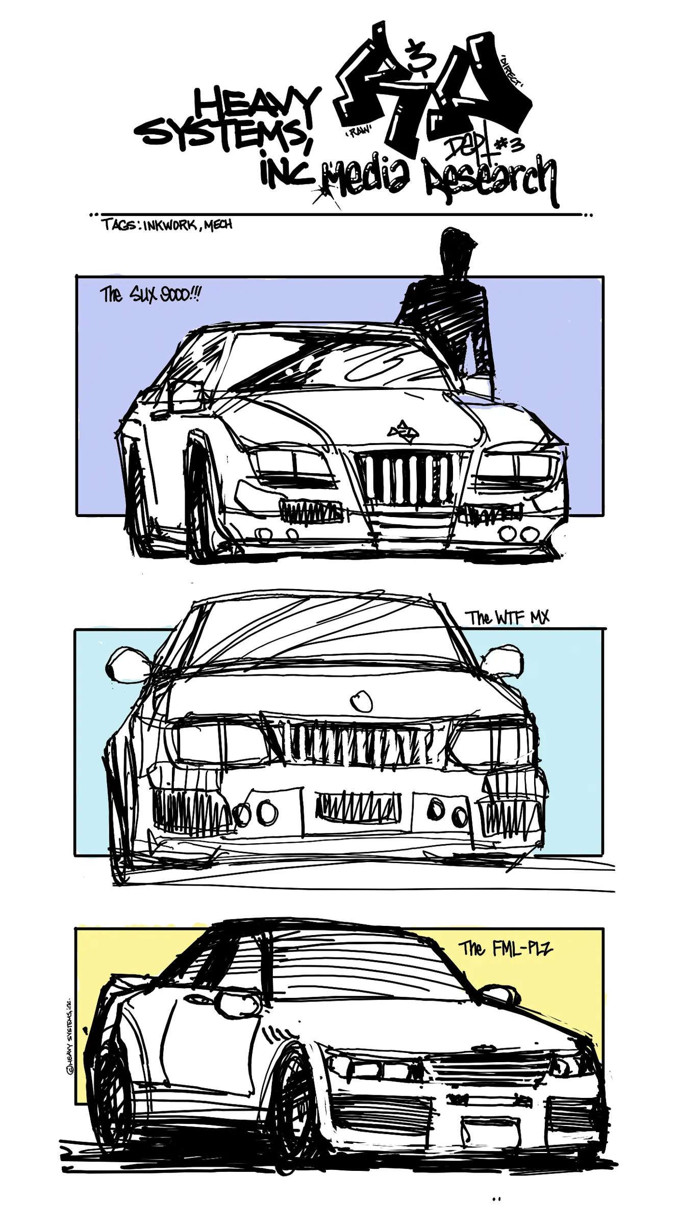 NEW 2027 Car Models From Fjord!, first handwritten sheet