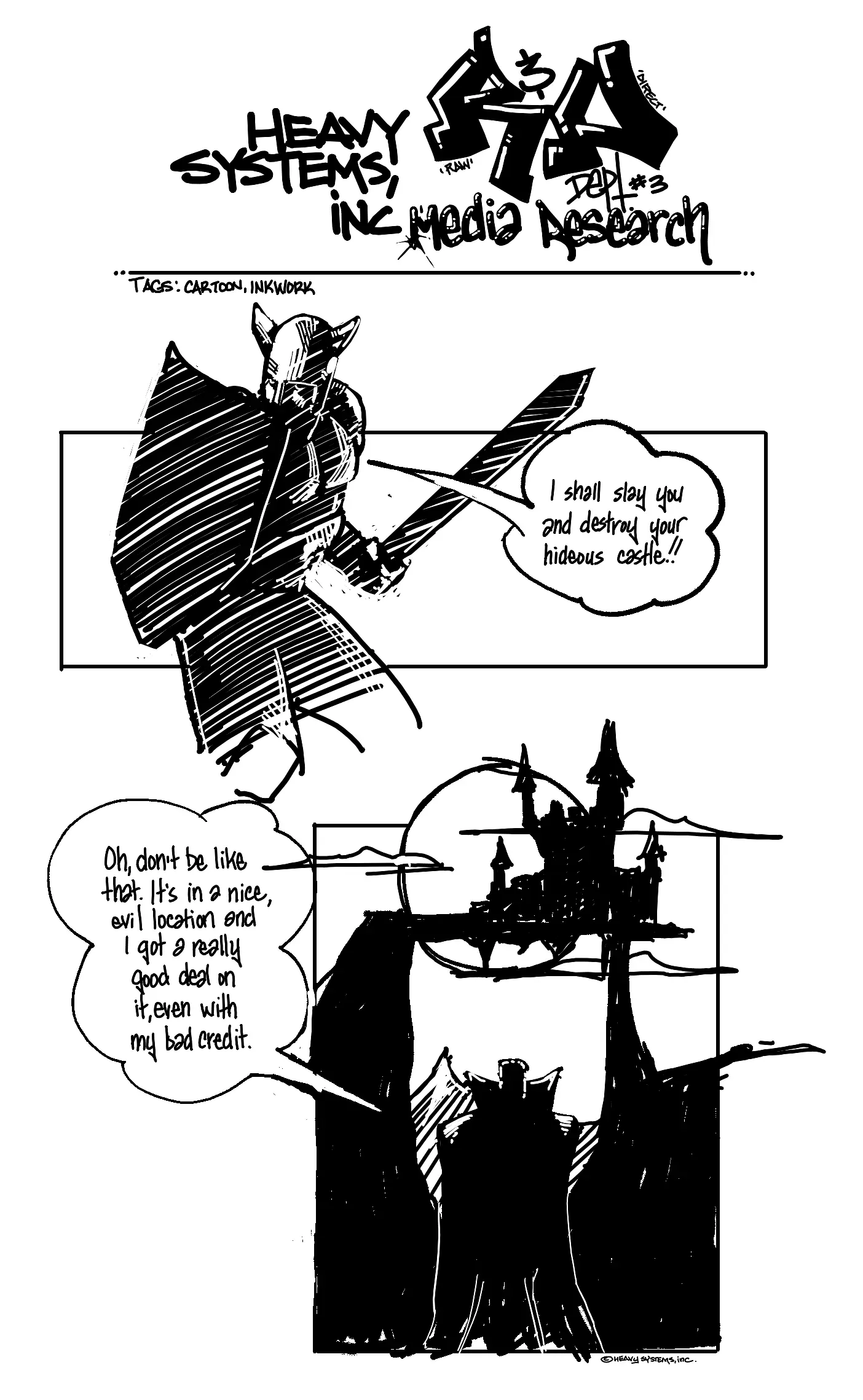 The Amitivyville Price Horror, first handwritten sheet