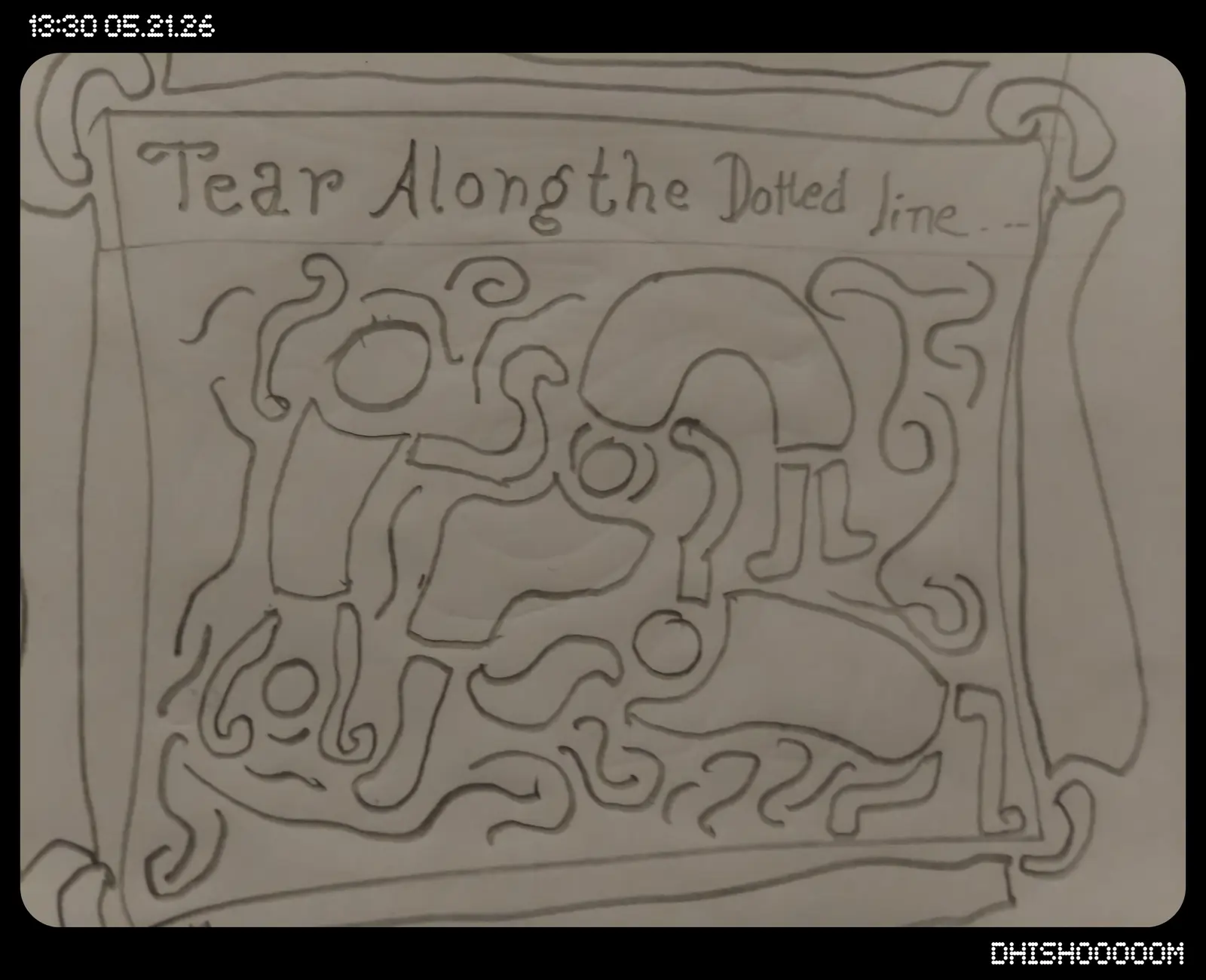 Tear and loose yourself, first handwritten sheet
