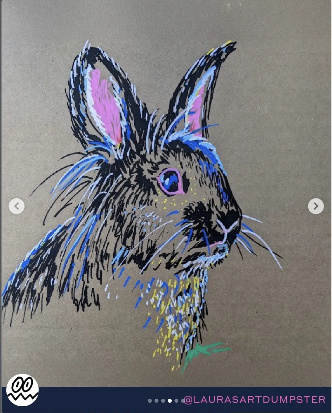 rabbit, first handwritten sheet